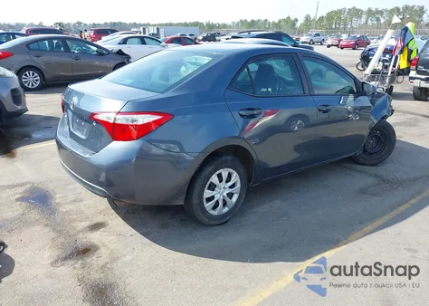2016 Toyota Corolla L из США, поврежденный, VIN 2T1BURHE0GC511046